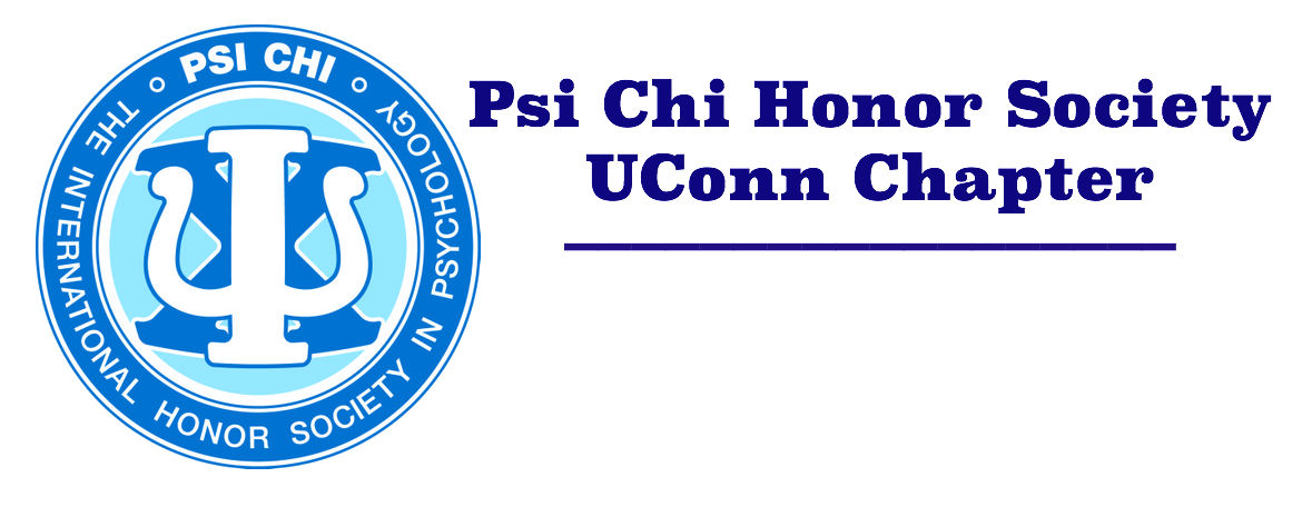 Psi Chi Honor Society Uconn Chapter banner